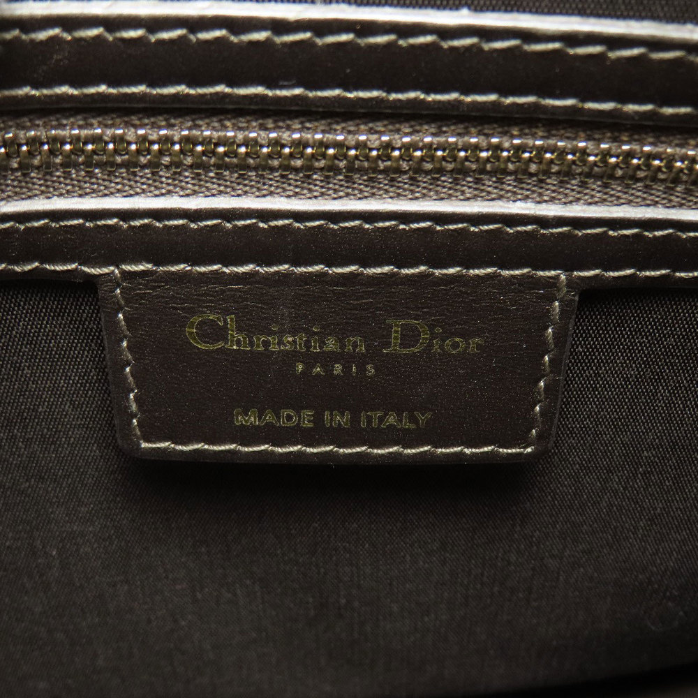 Christian Dior Nylon Cannage Stitch Logo Charm Shoulder Bag - Picture 6 of 9